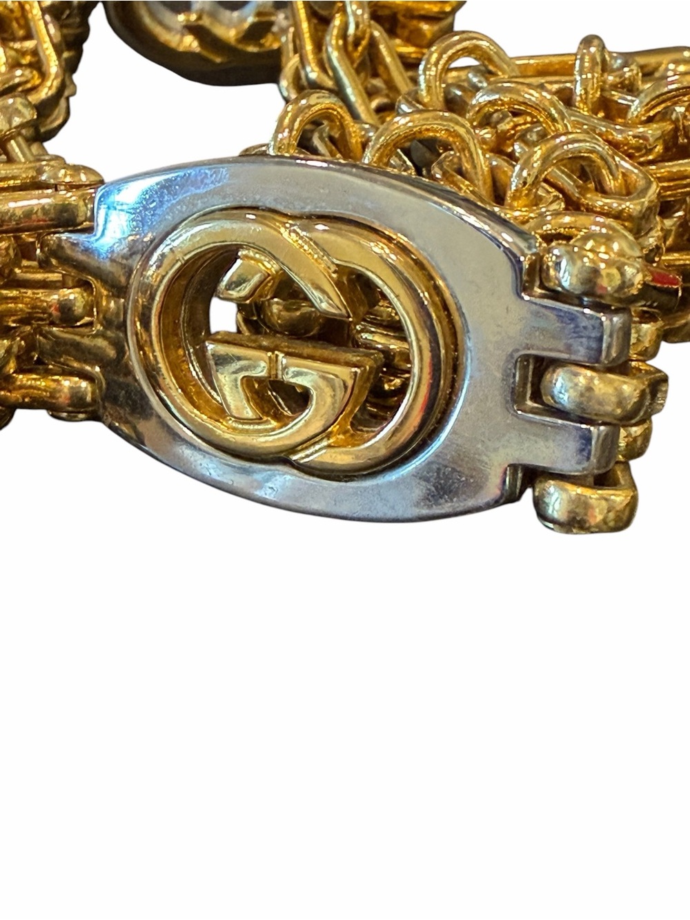 Gucci Gold-Tone Double G Pendant Chain Necklace - Picture 5 of 12